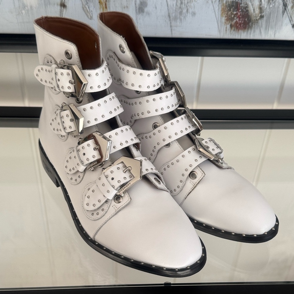 NWOB Givenchy Prue Studded Buckle Bootie IT 40 US 10